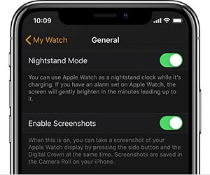 How To turn on screenshots for Apple Watch